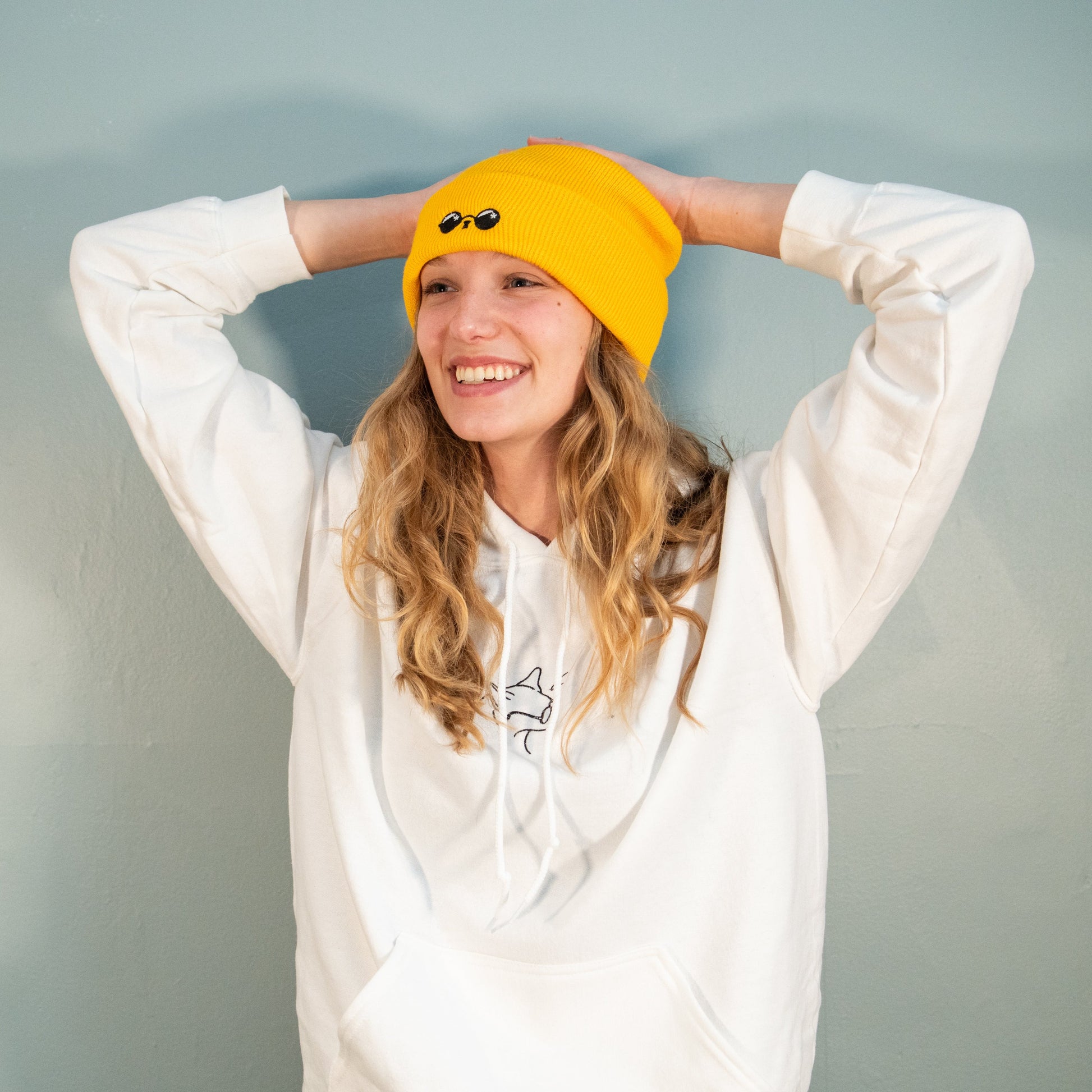 *Dehydrated* - Yellow beanie