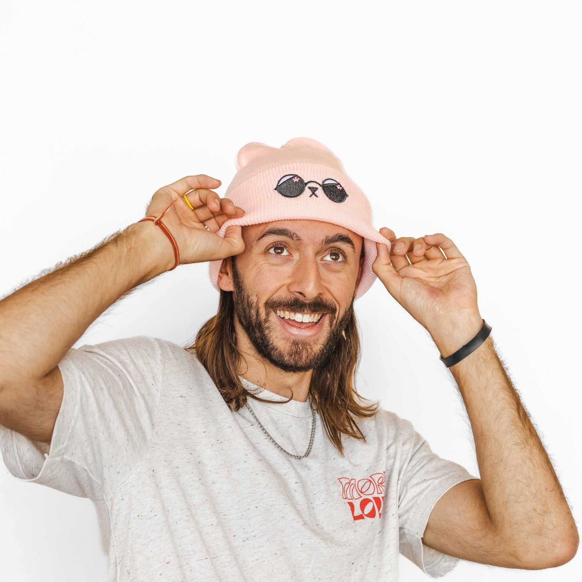 The Cat's Tongue - Pink Beanie