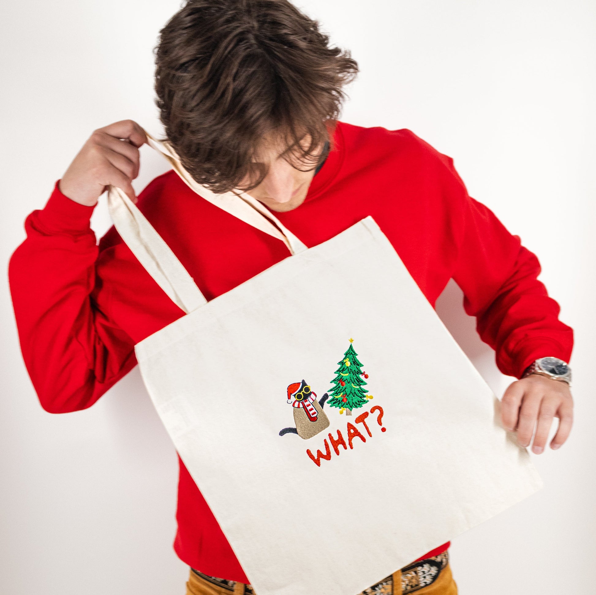 "What"  tote bag