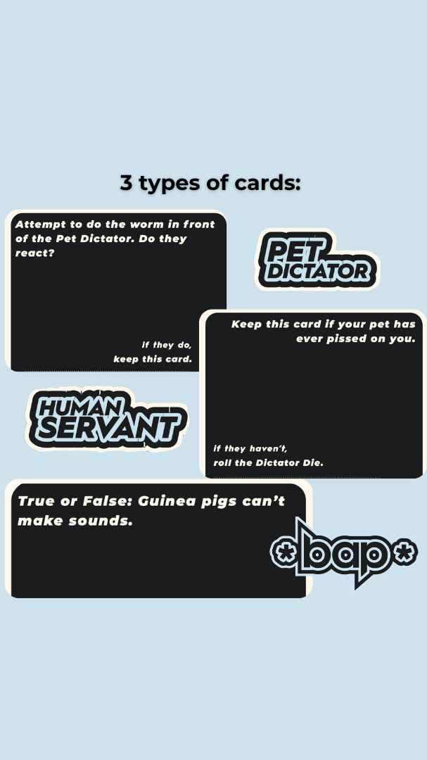 booze & pets - A drinking game made by bap.kat.