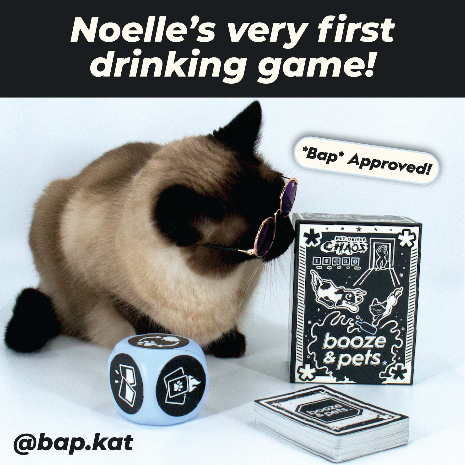 booze & pets - A drinking game made by bap.kat.