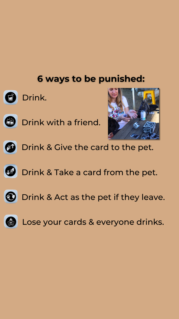 booze & pets - A drinking game made by bap.kat.