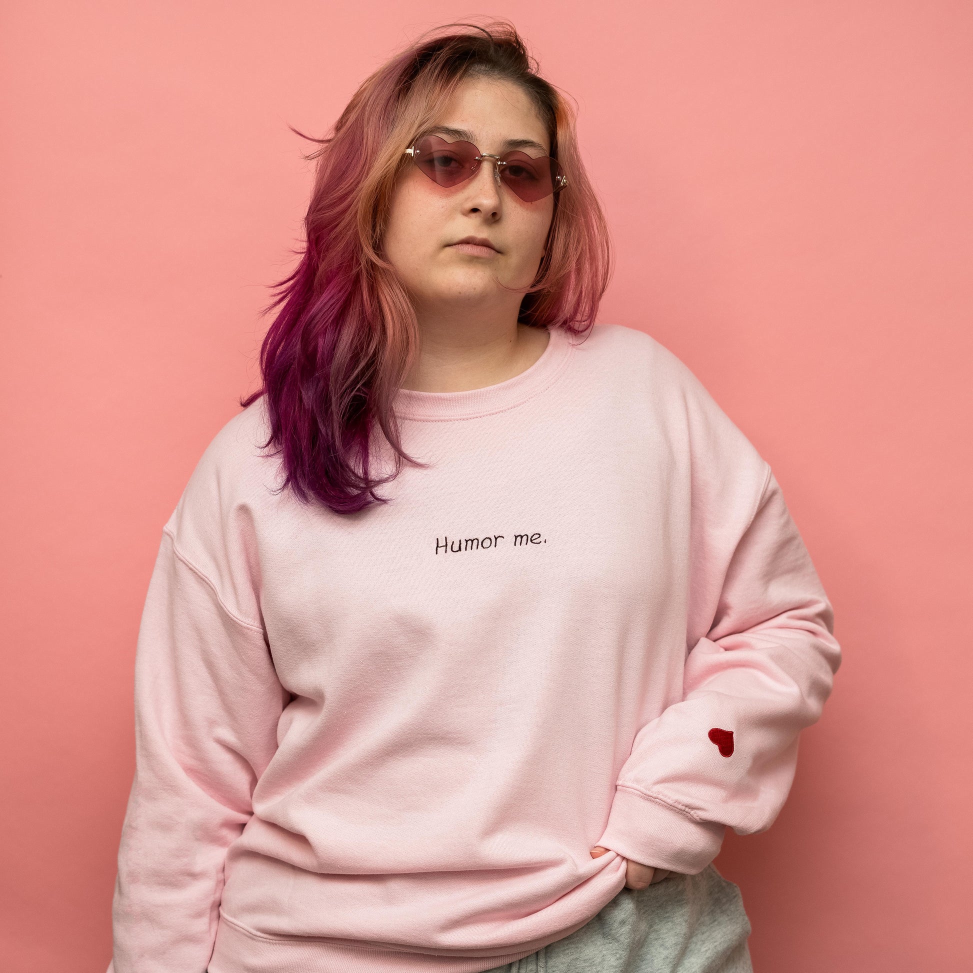 Humor me.- pullover - *limited*