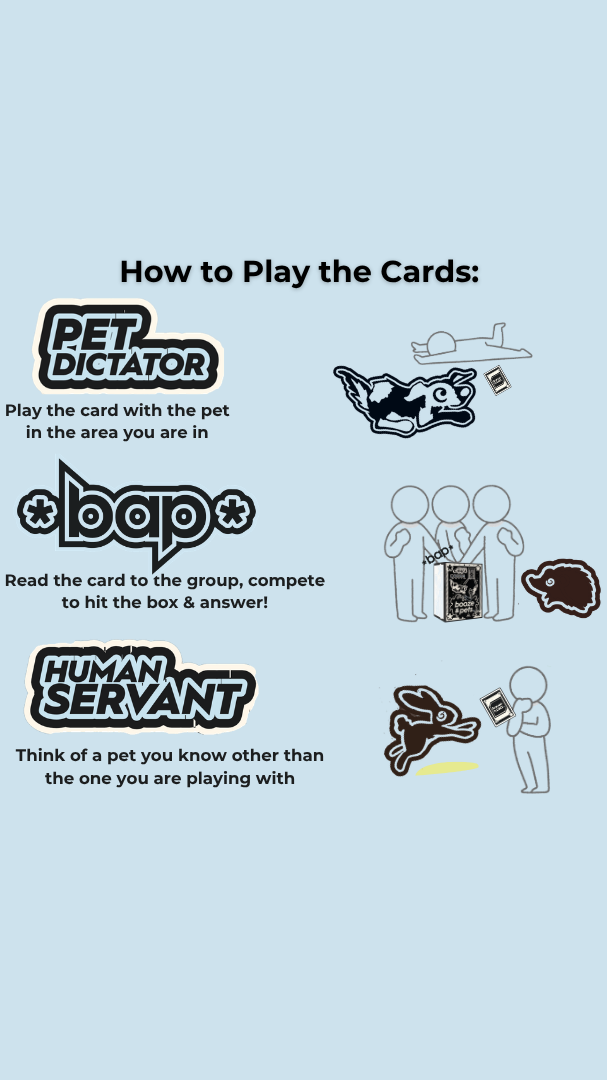booze & pets - A drinking game made by bap.kat.