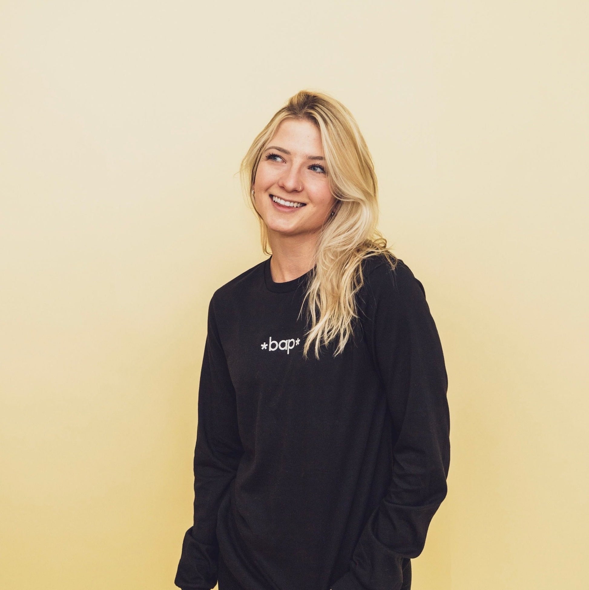 Embroidered *bap* Long sleeve