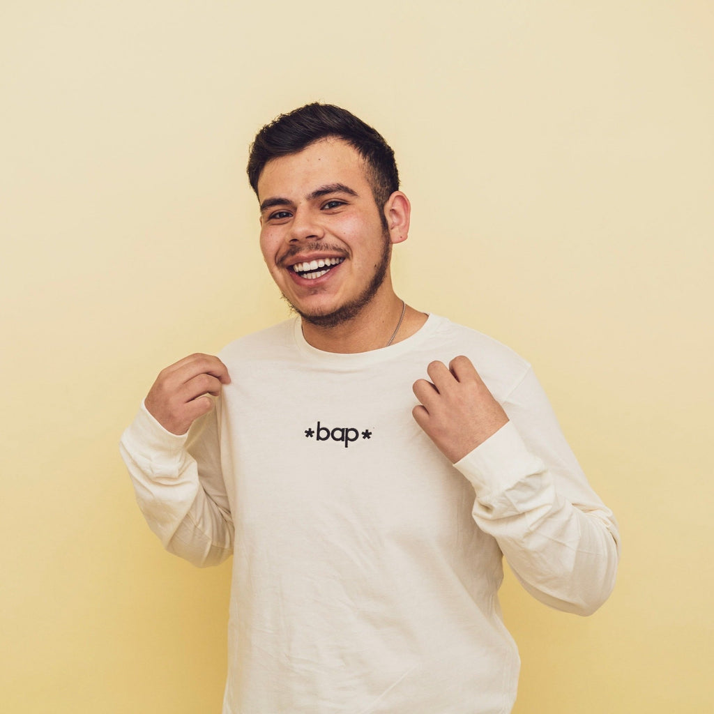 Embroidered *bap* Long sleeve